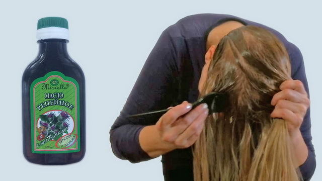 Репейное масло против выпадения волос: улучшаем питание кожи головы