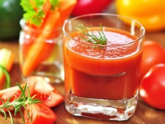 Томатный сок: польза и вред, содержание витаминов в напитке