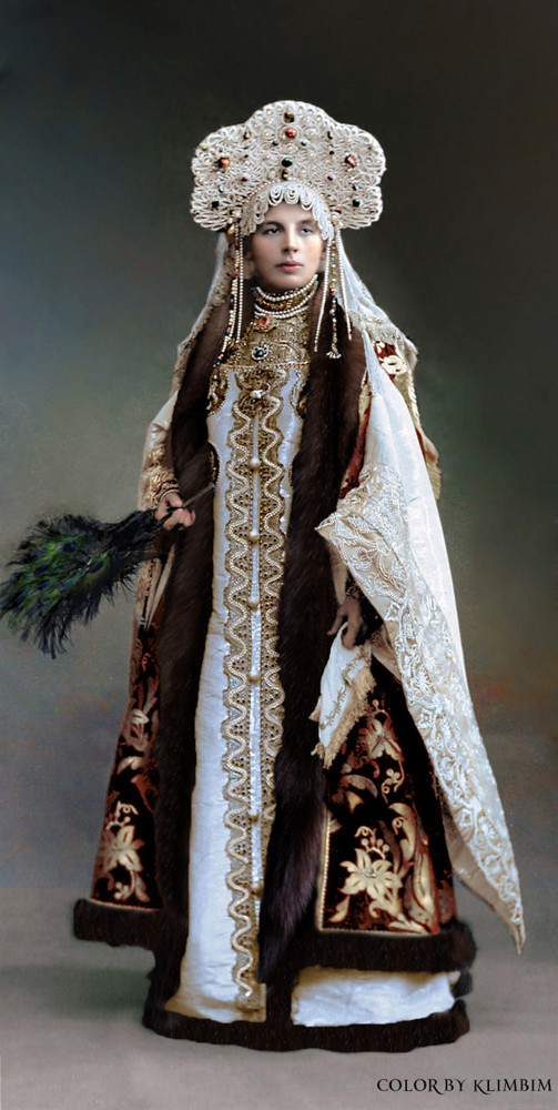 Царский бал-маскарад 1903 года в цвете. 12 редких фото